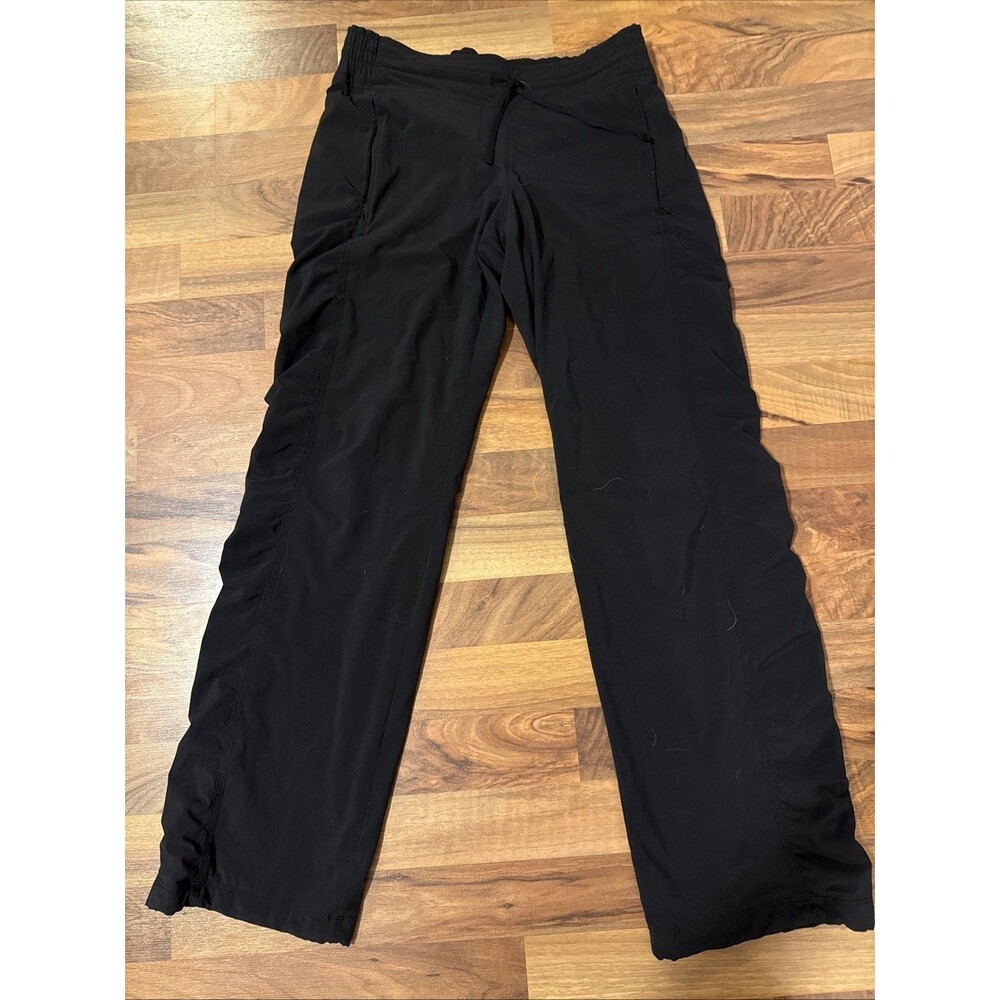 Athleta Black Relaxed Jogger Lined Size 4 Great Condition No Stains Or Holes